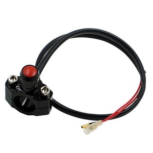 Accessoires de modification de moto, interrupteur de guidon universel 22MM pour rétroviseur, phare, projecteur et klaxon à coupure de courant - Product Image 1