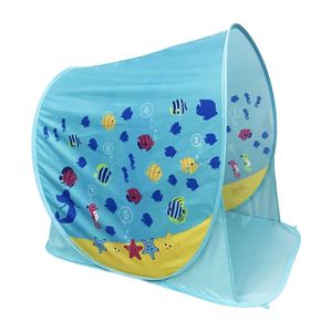 Carpa de Playa para Bebés y Niños Pequeños, Protección Solar UPF 50+, Anti-UV, Poliéster, Color Azul Océano, Sistema Pop-Up para Fácil Uso, Venta al Por Mayor - Product Image 3