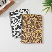 Carnet à spirales imperméable en PP, fournitures scolaires, journal ligné, cahier d'écriture pour étudiants, impression recto-verso