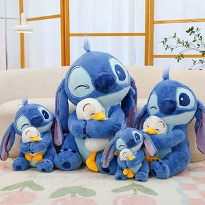 Lindo Peluche de <span class=keywords><strong>Pato</strong></span> Stitch, Juguete de Peluche Suave, Muñeco de Conejo Azul para Niños, Regalo - Product Image 3
