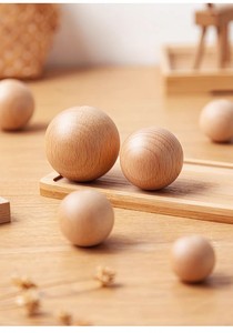 Gỗ rắn bóng xử lý gỗ lỗ duy nhất ngăn kéo hạt xử lý lỗ duy nhất đồ nội thất đăng nhập cửa tủ xử lý - Product Image 3