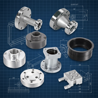 Services de fabrication sur mesure par usinage CNC, fabrication de pièces métalliques de précision en aluminium, acier inoxydable, titane.