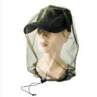 Topi Anti Debu dan Serangga untuk Luar Ruangan, Masker Jaring Anti Nyamuk dan Lebah, Pelindung Kepala dari Sinar Matahari untuk Memancing dan Peternakan Lebah