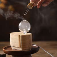 Diffuseur d'huiles essentielles automatique électrique sans eau en bois personnalisé de style fantastique, parfum d'ambiance, aromathérapie