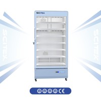 Réfrigérateur de laboratoire à double porte SCITEK 656/1006/1500L NTC, dégivrage automatique, affichage numérique, microprocesseur, refroidissement par air forcé