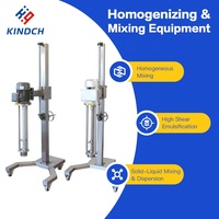 Homogénéisateur de mélangeur à haut cisaillement de levage hydraulique automatique avec moteur ABB Ti SUS316L/SUS304 pour la transformation chimique et alimentaire