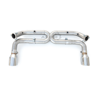 Échappement Catback Personnalisé pour Porsche 997.1 3.6L 3.8L 2004-2008 en Acier Inoxydable, Amélioration des Performances de Course, Adaptation OEM 1:1