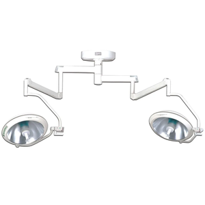 Sang trọng đôi Dome phẫu thuật đèn OT trần ánh sáng không thể thiếu <span class=keywords><strong>Halogen</strong></span> phản ánh shadowless hoạt động nha khoa sử dụng vật liệu kim loại - Product Image 2