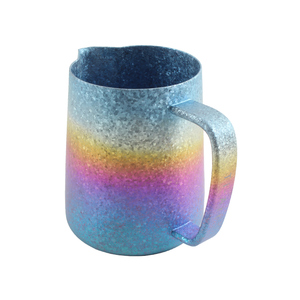 Pichet à lait en titane de luxe avec logo personnalisé, pour café au lait, cappuccino, latte art, barista, pichets à vapeur - Product Image 2