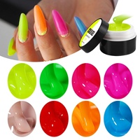 Beautilux Marque privée Couleur bonbon 15g Chine Vente en gros Extension de gel pour les ongles Kit d'extension de gel pour ongles en gel papillon