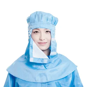 high quality work cap of anti-static hat esd anti-static cap for cleanroom antistatic cleanroom caps Esd Hats