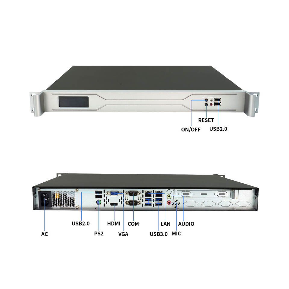 1U Industrial PC with Intel I9-13900, 6COM, and 226V LAN