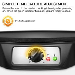 2024 piccola fabbrica di elettrodomestici da cucina produzione all'ingrosso di frittelle per fare Crepe Maker Machine - Product Image 3