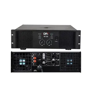 MT1601 3U 2000w 1700w classe H 2 canaux amplificateur actif amplificateur de profession de puissance