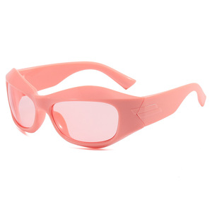 Xsy Steampunk Sunglasses Silver <b>Frame</b> Polarized Lens Uv400 Protection For Men And Women Sports Eyewear - Product Image 2