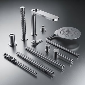 OEM Modern Shower Door Hardware <b>Kit</b> with Brass Accessories Easy Installation Hot Selling Customized - Product Image 4