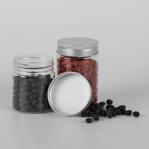 Plastic Food Sealing Jar 55mm Diameter Transparent Wide Mouth With Gasket For Herbal Tea Biscuit Storage - Product Image 2