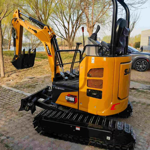 Mini-excavatrice SY18U de 1,8 tonne à prix avantageux, avec rotation zéro et châssis rétractable - Product Image 1