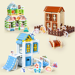 2026 New Product High Quality Building Block Montessori Puzzle Pretend Play House FashionToys Hot Sell for Kids Boys Girls - Product Image 1