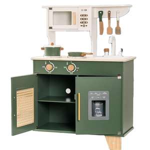 Vente chaude Jouets <span class=keywords><strong>de</strong></span> <span class=keywords><strong>cuisine</strong></span> ronds en bois personnalisés pour bébés et enfants Technique polie - Product Image 2