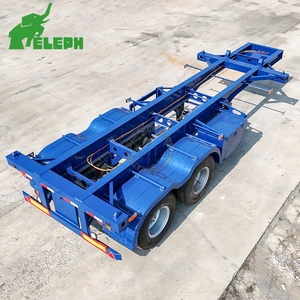 Châssis à prix d'usine pour remorque de <span class=keywords><strong>voiture</strong></span>, <span class=keywords><strong>camion</strong></span> porte-conteneurs squelette, semi-remorque de <span class=keywords><strong>transport</strong></span> - Product Image 1