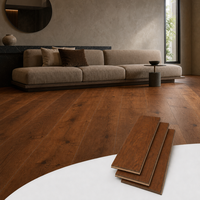 Parquet stratifié en bois d'ingénierie laqué mat UV, avec âme en contreplaqué et placage bois, multicouche, pour projets de villas et salons