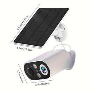 Ngoài Trời 2MP Không Thấm Nước Năng Lượng Mặt Trời CCTV Không Dây IP Camera An Ninh Với 4G Sim Card Mạng Wi-Fi Tầm Nhìn Ban Đêm Chức Năng - Product Image 2