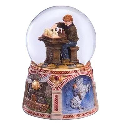 Custom <span class=keywords><strong>Hars</strong></span> <span class=keywords><strong>Sneeuwbol</strong></span> Home Decor Harry Potter Serie Sneeuw Bal Gift Vintage Water Globe