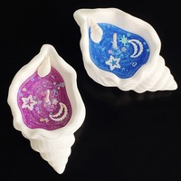 Bougie aromatique en forme de coquillage - Cire de gelée artisanale pour un cadeau de Thanksgiving et de Diwali