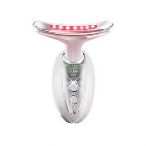 <span class=keywords><strong>Appareil</strong></span> de lifting du visage et du cou à 7 couleurs de lumière, masseur facial micro-courant <span class=keywords><strong>pour</strong></span> raffermir la peau, anti-rides et <span class=keywords><strong>double</strong></span> <span class=keywords><strong>menton</strong></span> - Product Image 1