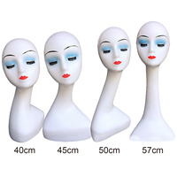Tête de mannequin pour perruque, tête de mannequin pour l'affichage de perruques, de chapeaux, de bijoux, de lunettes, d'écharpes, modèle d'affichage pour salon de coiffure