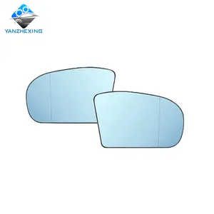 YZX Car Side Rear View Mirror Blue Anti Glare Heated Rearview Mirror Glass For Benz C & E Class W211 W203