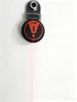 Niveau laser rouge rechargeable avec aspiration par le vide, collecteur de poussière pour perçage, ligne laser visible en plein soleil