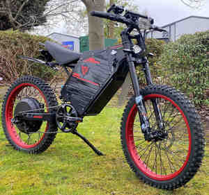 La Bicicleta Eléctrica Más Potente de 12000 W, Bicicleta Eléctrica para Montaña y Terreno Accidentado - Product Image 1