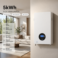Système de Stockage d'Énergie Domestique 10kWh 20kWh LiFePO4 51.2V 200Ah 400Ah Tout-en-un pour Autonomie Énergétique dans les Zones Rurales