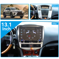 Écran tactile HD de navigation GPS pour voiture de 13,1 pouces pour Lexus RX300 RX350 2003-2008, autoradio multimédia avec CarPlay
