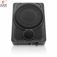 Subwoofer actif mince de 10 pouces pour voiture, nouveau design, amplificateur intégré, sous le siège, haut-parleur de basses puissant, vente en gros