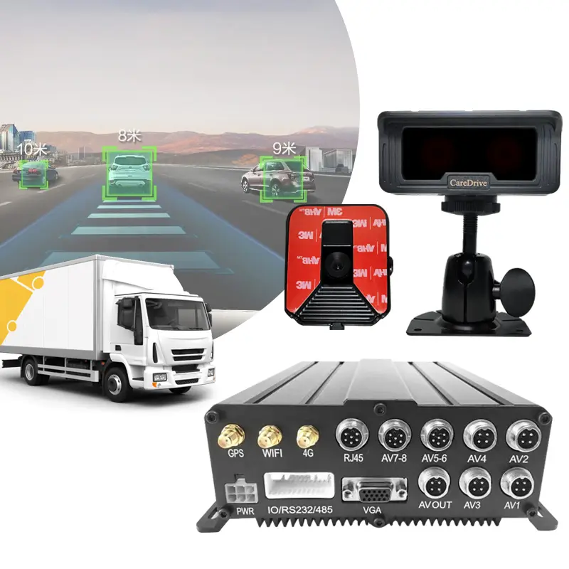 Chauffeur Eye Tracking Slaapdetectie Bus Taxi Recorder Mdvr Beveiliging Blijf Wakker Rijden Assistentie Auto Bewakingscamera Systeem