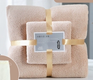 Sợi Nhỏ San Hô Lông Cừu Tắm Bãi Biển Khăn Mềm Thấm Dày Cho Người Lớn Sử Dụng Nhà Máy Bán Buôn Với Biểu Tượng Tùy Chỉnh Tùy Chọn - Product Image 6