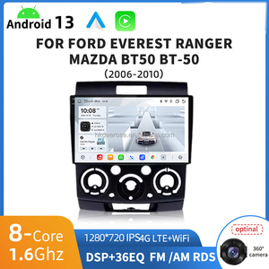 Radio para Auto Android 13, 1280*720 IPS, Car-play, 8 Núcleos, 4G LTE, Navegador para FORD RANGER EVEREST 2015-2020 - Product Image 6