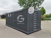 ETODEVICE Contenedor Modular de 20 pies para Cafetería, Totalmente Equipado, Barra de Cerveza Portátil, Puesto Comercial para Exteriores