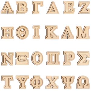 Hot Sale New Design Unfinished Blank Paintable 0.19 Inch Thickness Double Layer <b>Wooden</b> Greek <b>Letters</b> - Product Image 3