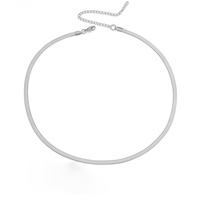 ZYMX JEWELRY Collier style Kendall Jenner, pendentif chaîne simple, os de serpent, en acier inoxydable électroplaqué, tendance