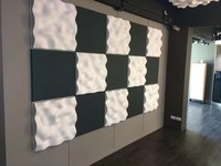 Diffuseur acoustique moderne Cloud Panneau sonore pour Hall et Home Cinéma avec design graphique Absorption sonore très efficace