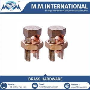 Conector de pernos divididos de rosca macho de latón, calidad de exportación, disponible a precio asequible, de proveedor indio y exportación - Product Image 2
