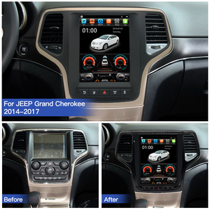 วิทยุ HFMidia หน้าจอแนวตั้ง 10.4 นิ้ว พร้อมบลูทูธ สำหรับรถยนต์ JEEP Grand Cherokee ปี 2014-2017 รองรับ Wireless CarPlay - Product Image 4