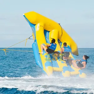 Профессиональная Полезная буксируемая морская Спортивная буксировочная лодка-банан, 3 трубки, буксируемая надувная рыба-муха