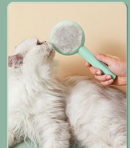 Stainless Steel Needle Pet Comb <b>Floating</b> Beauty Supplies Dog Grooming Comb with Plastic Material Easy to Remove - Product Image 6