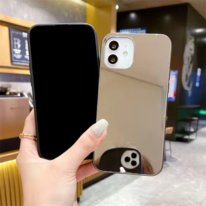 Custodia in Silicone Effetto <span class=keywords><strong>Specchio</strong></span> alla Moda per <span class=keywords><strong>iPhone</strong></span> 17 <span class=keywords><strong>11</strong></span> 12 13 14 15 Pro, <span class=keywords><strong>Cover</strong></span> Sottile Antiurto Carina per Ragazze e Donne - Product Image 5