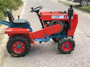 Produttore diretto 12hp 195F Diesel raffreddato ad aria rotativo rotaia 4WD per il diserbo e trinceramento in terreni agricoli - Product Image 6